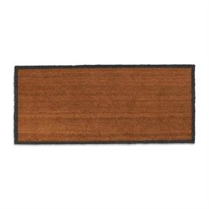 Garden Trading Double Doormat Charcoal Border